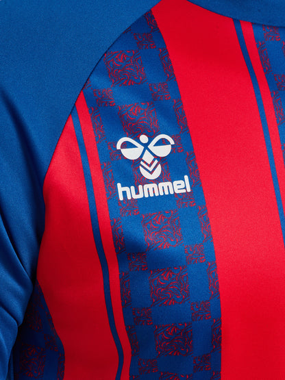 HUMMEL Match Striped Jersey S/S (true blue/true red)
