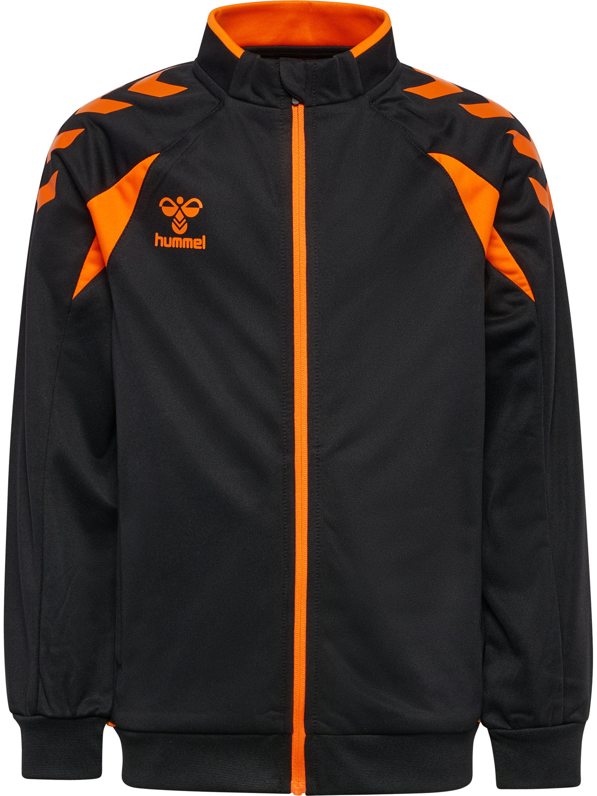 HUMMEL Core 2.0 Track Zip Jacket Kind (black/orange tiger)