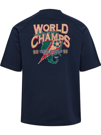 HUMMEL World 26 T-Shirt S/S (dark sapphire)