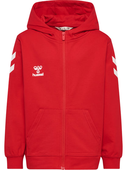 HUMMEL Go 2.0 Chevron Zip Hoodie Kind (true red)