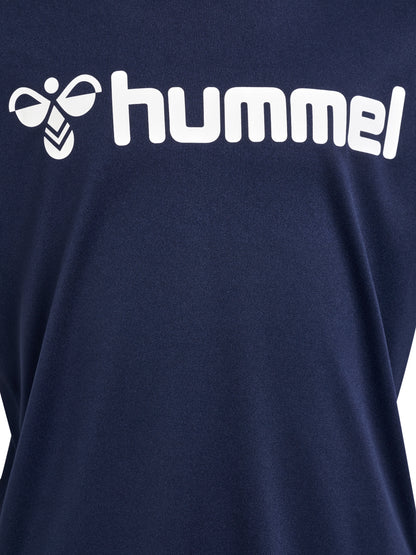 HUMMEL Logo Jersey S/S Kind (marine)