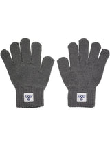 HUMMEL Knit Gloves 2-Pack Kind (dark gull gray)