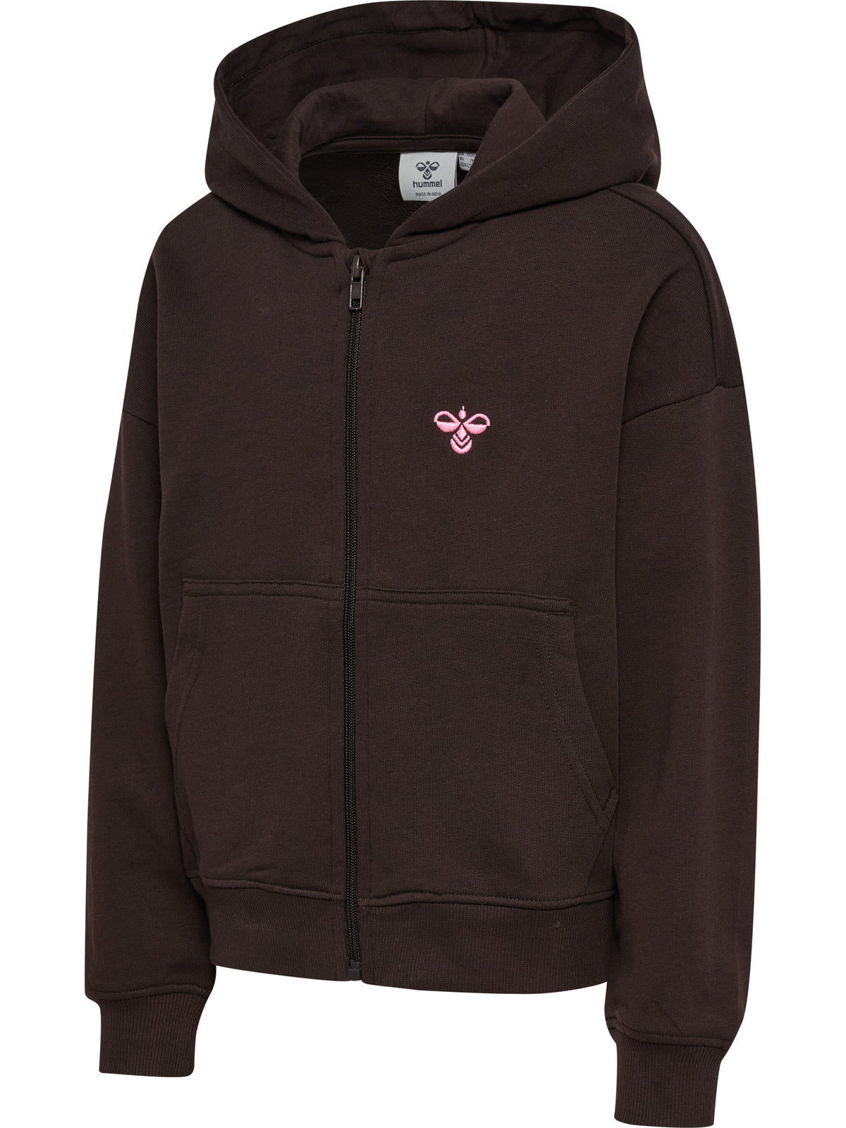 HUMMEL Jump Boxy Zip Cardigan Kind (chocolate torte)