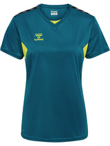 HUMMEL Authentic Pl Jersey S/S Damen Blau