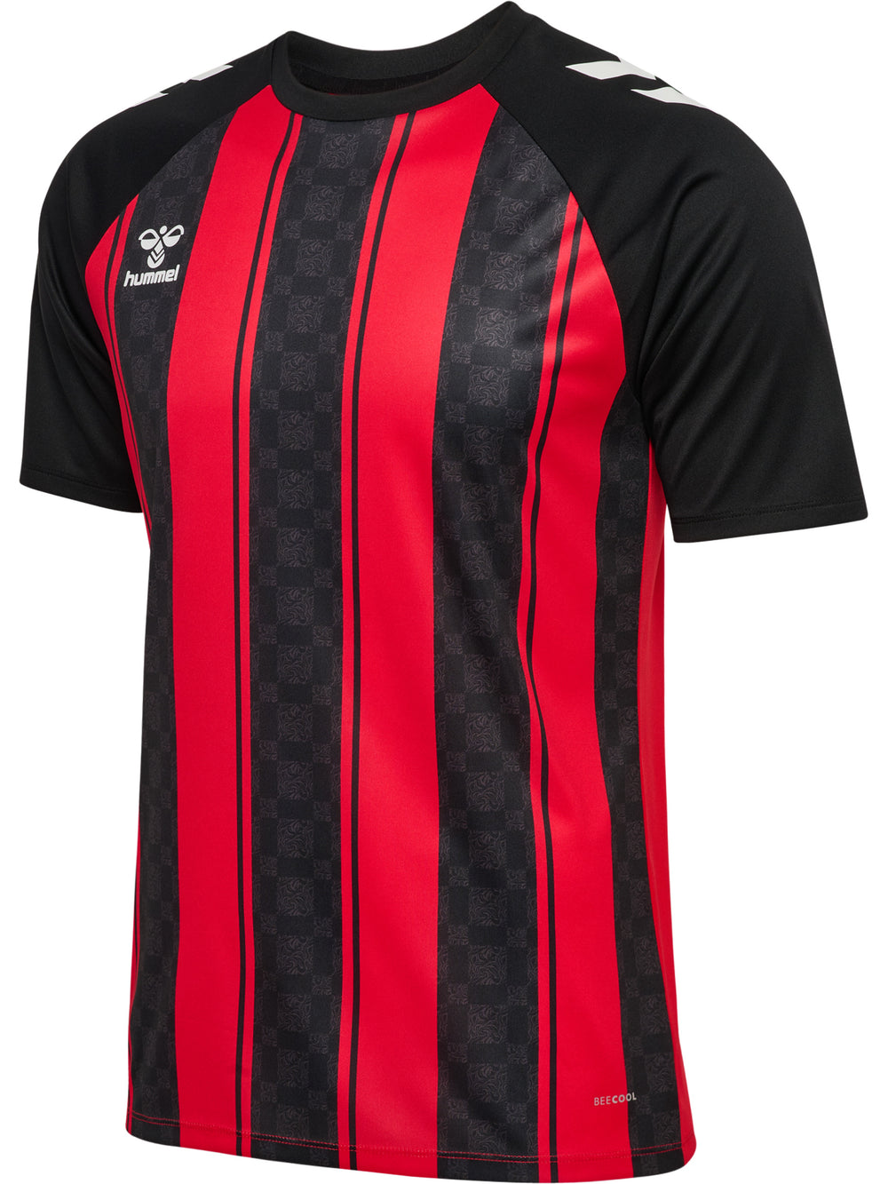 HUMMEL Match Striped Jersey S/S (true red/black)