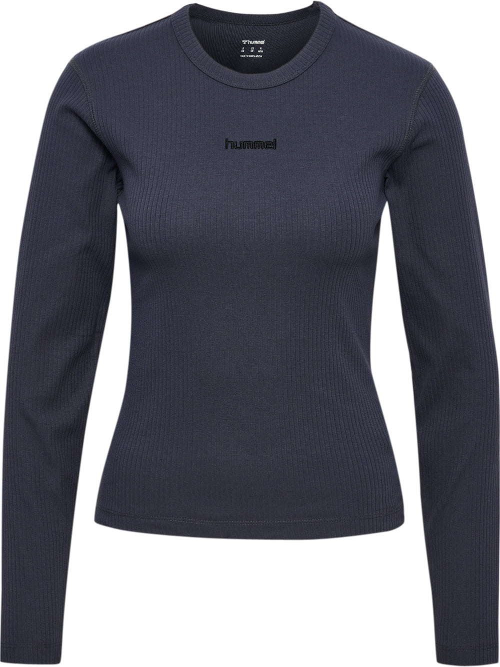 HUMMEL Foundation Rib T-Shirt L/S Damen (ebony)