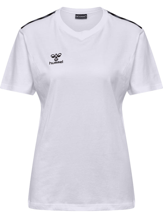 HUMMEL Authentic Co T-Shirt S/S Damen Weiß