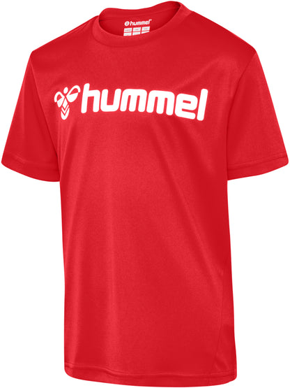 HUMMEL Logo Jersey S/S Kind (true red)