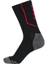 HUMMEL Pro Training Socks Low (black/true red)