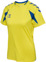 HUMMEL Core 2.0 Jersey S/S Damen (blazing yellow/true blue)