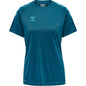 HUMMEL Core Xk Core Poly Tee S/S Damen Blau