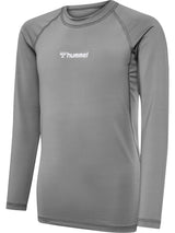 HUMMEL Bl Performance Tee L/S Kind (steel gray)