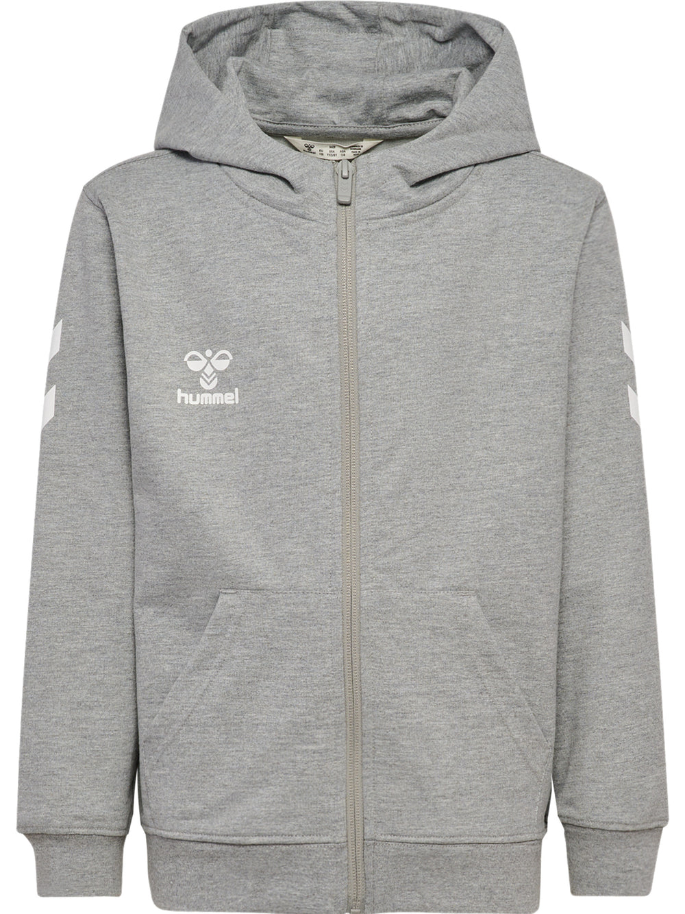 HUMMEL Go 2.0 Chevron Zip Hoodie Kind (grey melange)