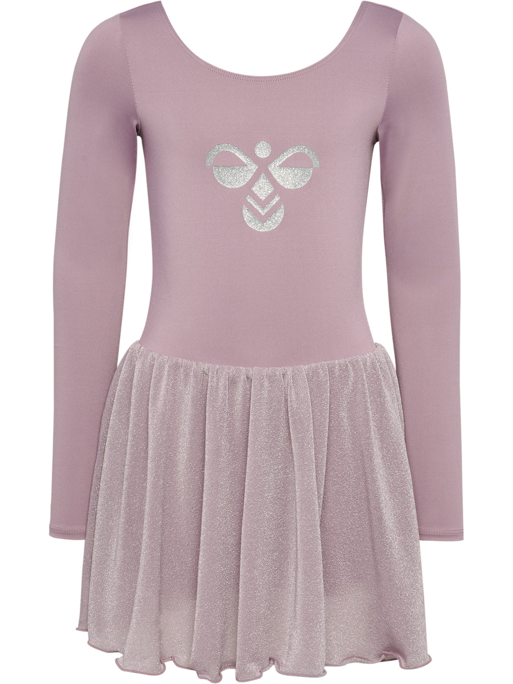 HUMMEL Glitter Tights Gymsuit L/S Kind (sea fog)