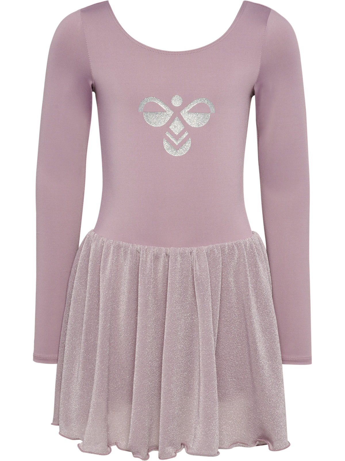 HUMMEL Glitter Tights Gymsuit L/S Kind (sea fog)
