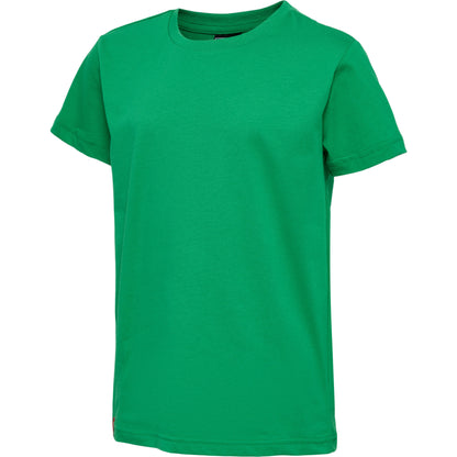 HUMMEL Red Basic T-Shirt S/S Kind (jelly bean)