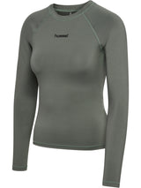 HUMMEL Prima T-Shirt L/S Damen (castor gray)