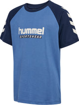 HUMMEL Logo T-Shirt S/S Kind (dutch blue)