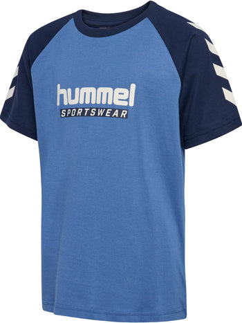 HUMMEL Logo T-Shirt S/S Kind (dutch blue)