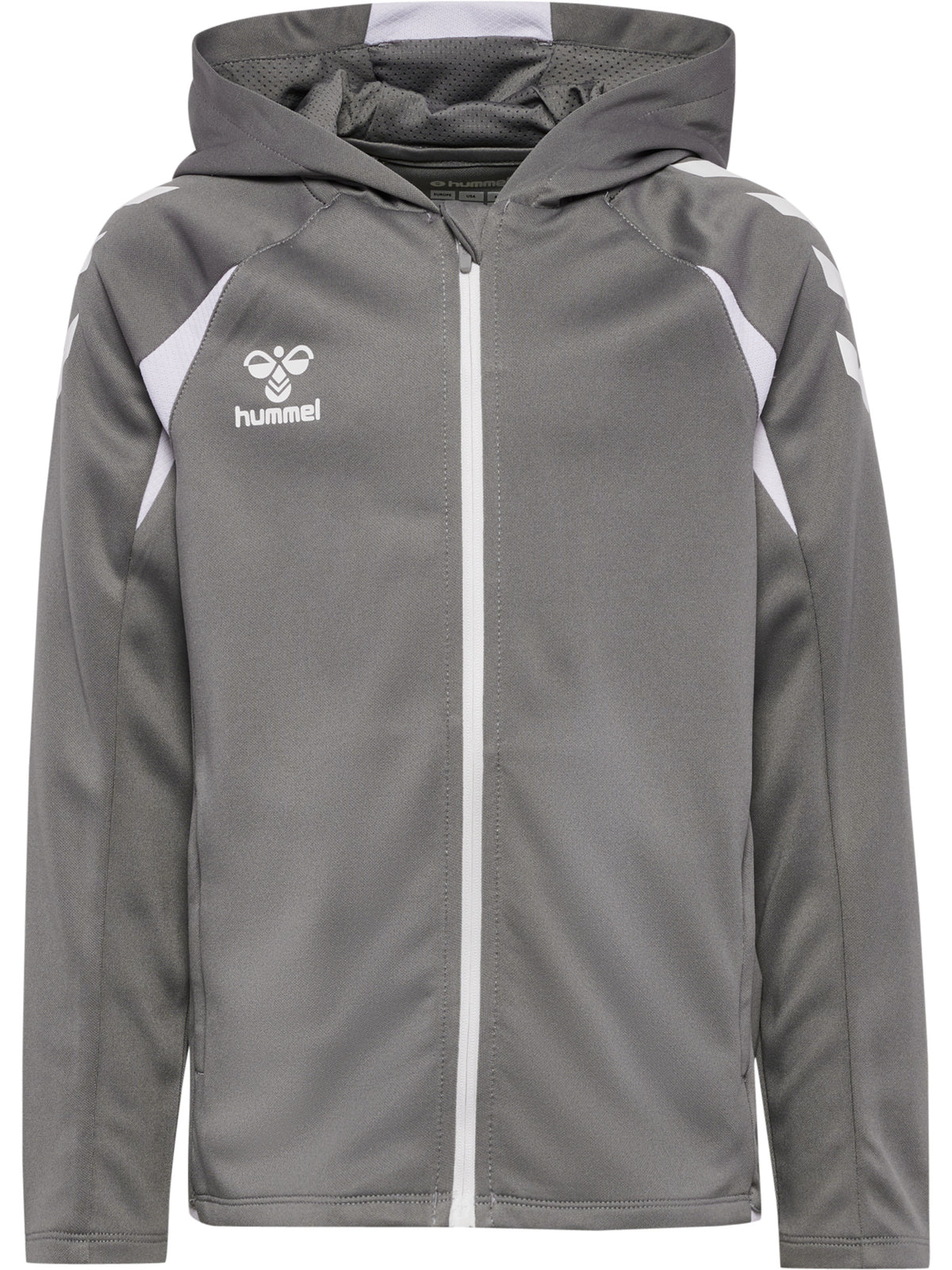 HUMMEL Core 2.0 Zip Hoodie Kind (steel gray/white)