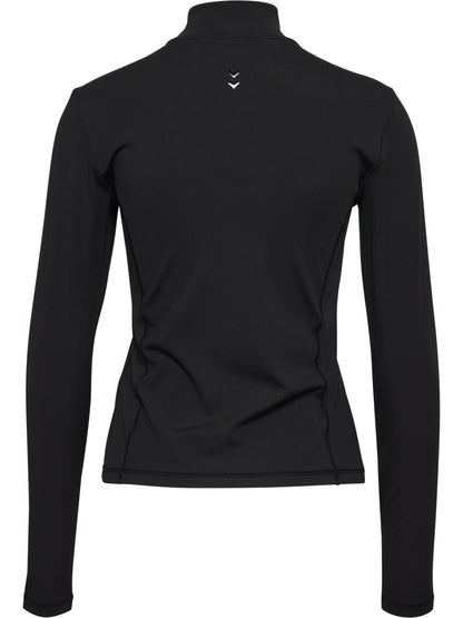 HUMMEL Prima Rib Zip Blouse Damen (black)
