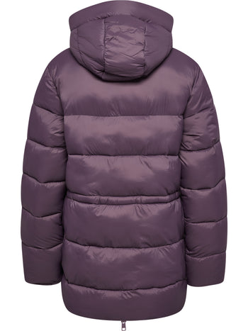 HUMMEL Mid Lenght Puffer Jacket Damen (black plum)
