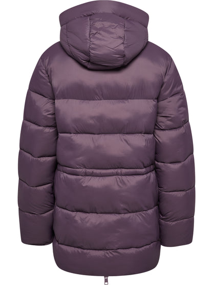 HUMMEL Mid Lenght Puffer Jacket Damen (black plum)
