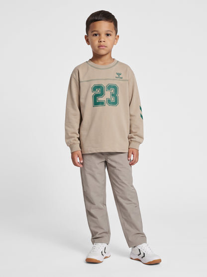 HUMMEL Timmi Boxy T-Shirt L/S Kind (cobblestone)