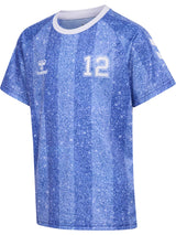 HUMMEL Shimmer T-Shirt S/S Kind (dazzling blue/bright white)