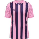 HUMMEL Core Xk Striped Jersey S/S Herren Rosa