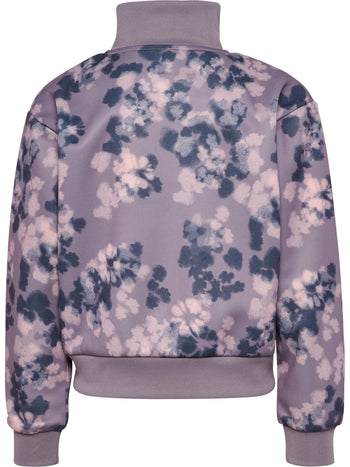 HUMMEL Reg Poly AOP Zip Jacket Kind (gray ridge)
