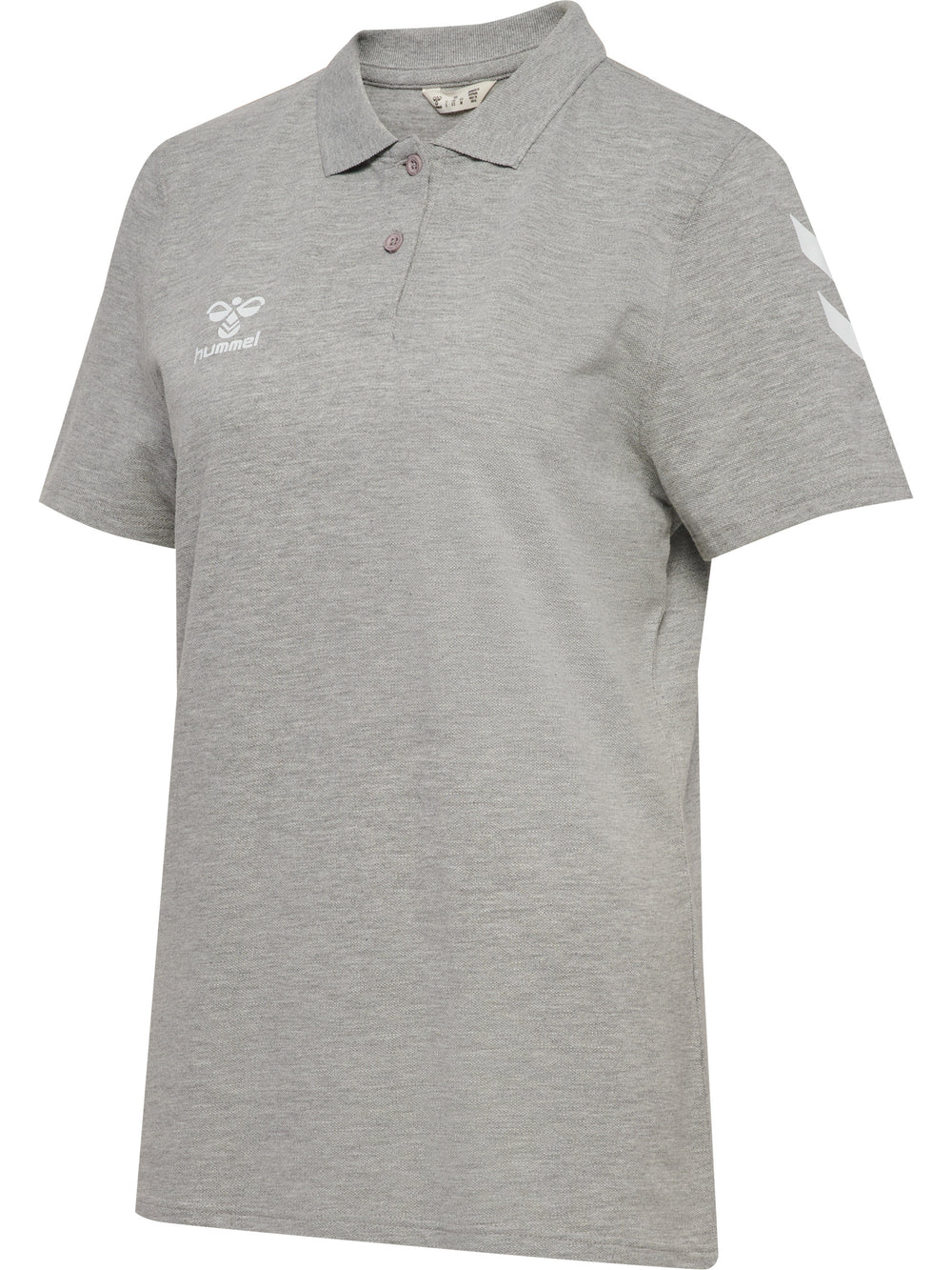 HUMMEL Go 2.0 Chevron Polo Damen (grey melange)