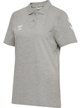 HUMMEL Go 2.0 Chevron Polo Damen (grey melange)