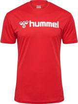 HUMMEL Logo Jersey S/S Unisex Rot
