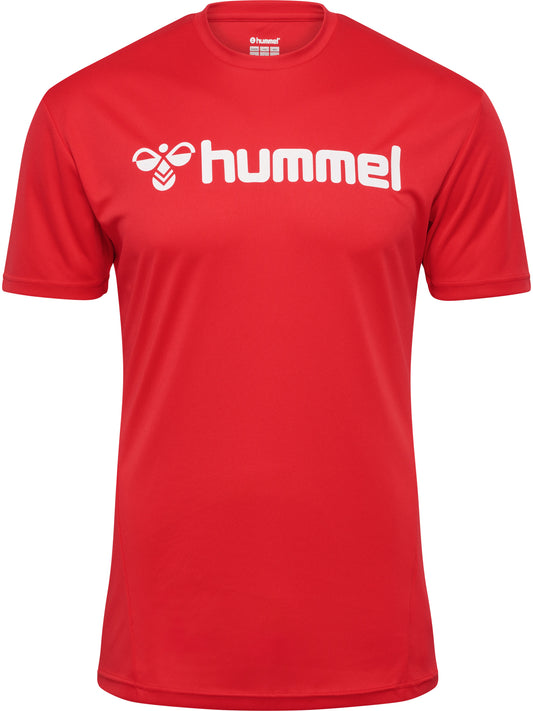 HUMMEL Logo Jersey S/S Unisex Rot