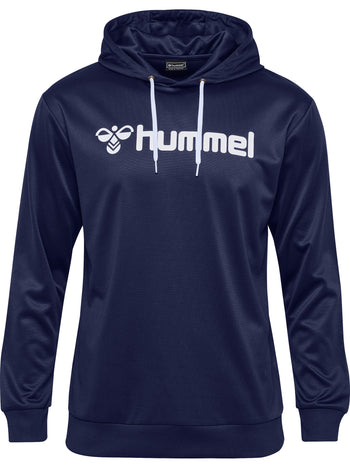 HUMMEL Logo Hoodie Unisex Blau