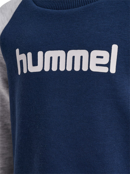 HUMMEL Mini Reg Base Sweat Set Kind (dress blues)