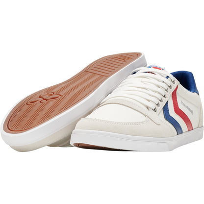 HUMMEL Slimmer Stadil Low (white/blue/red/gum)