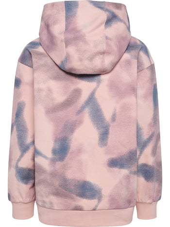 HUMMEL Loose AOP Hoodie Bee Kind (pale lilac)