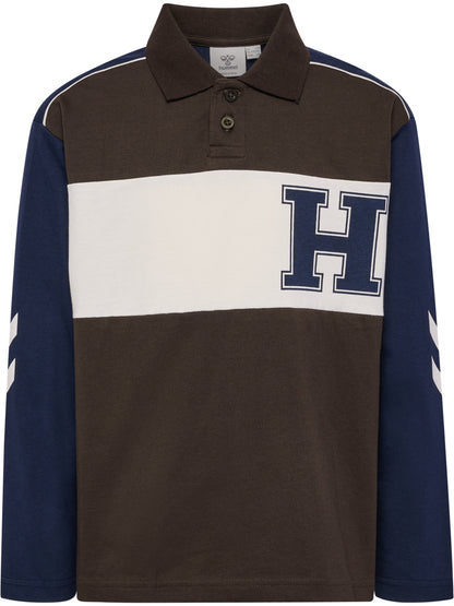 HUMMEL Robin Jersey Polo L/S Kind (turkish coffee)