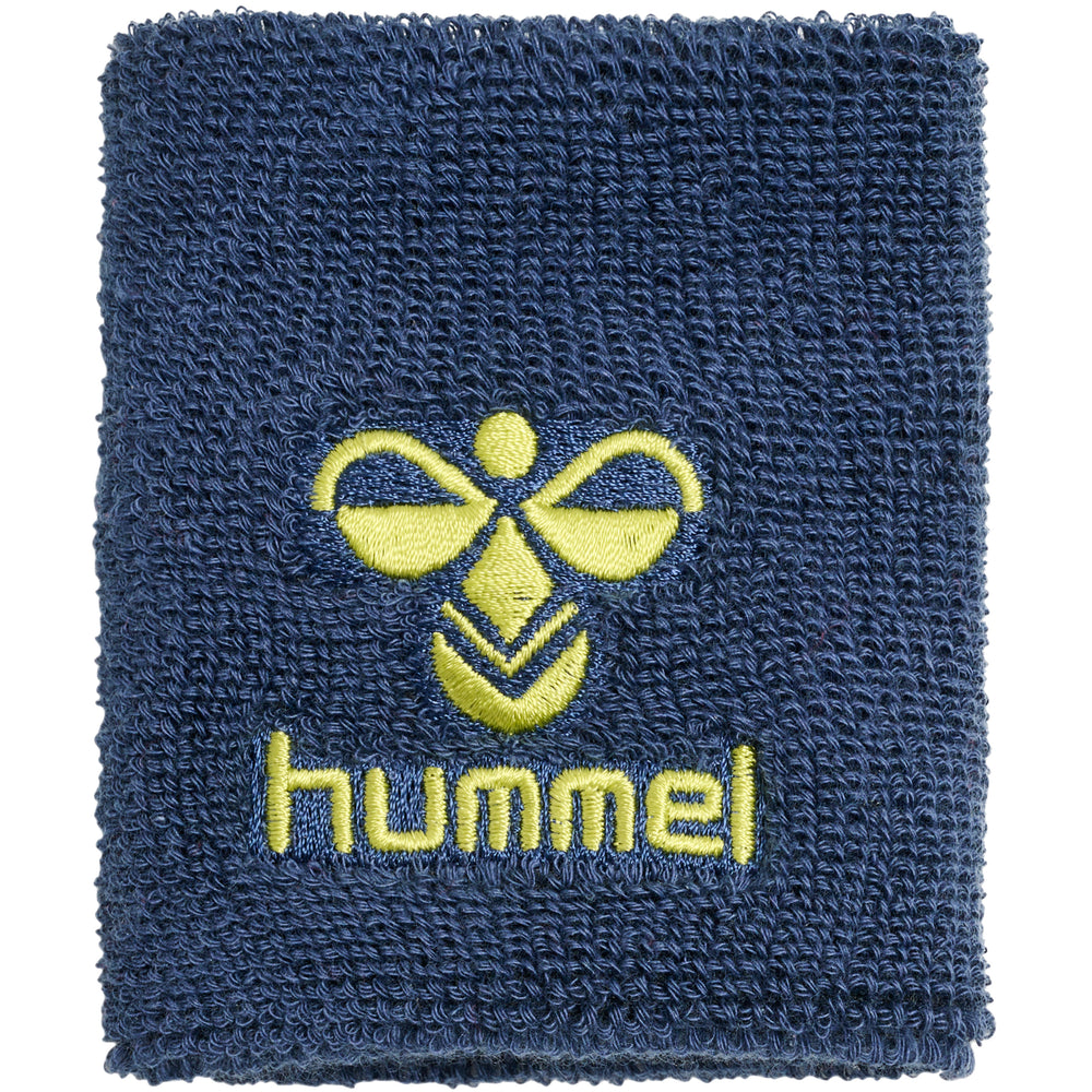 HUMMEL Old School Small Wristband (dark denim/lime punch)