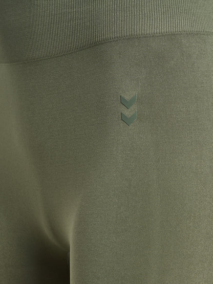 HUMMEL Flow Tights Damen (deep lichen green)