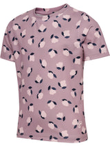 HUMMEL Fitted AOP Gym T-Shirt S/S Kind (sea fog)