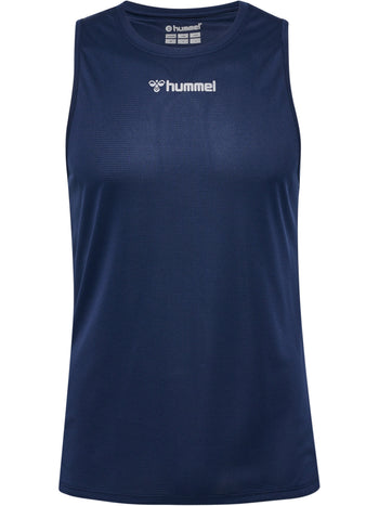 HUMMEL Run Singlet S/L Herren Blau