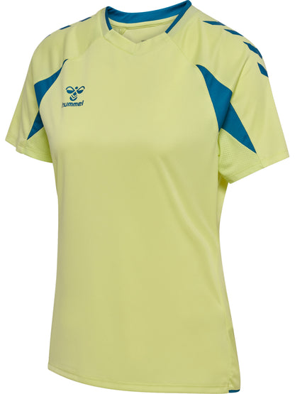 HUMMEL Core 2.0 Jersey S/S Damen (pale lime yellow/celestial)