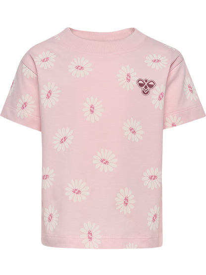 HUMMEL Mini Loose Flower T-Shirt S/S Kind (pale lilac)