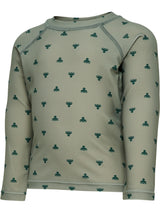 HUMMEL Mini Bee AOP Swim T-Shirt L/S Kind (shadow)