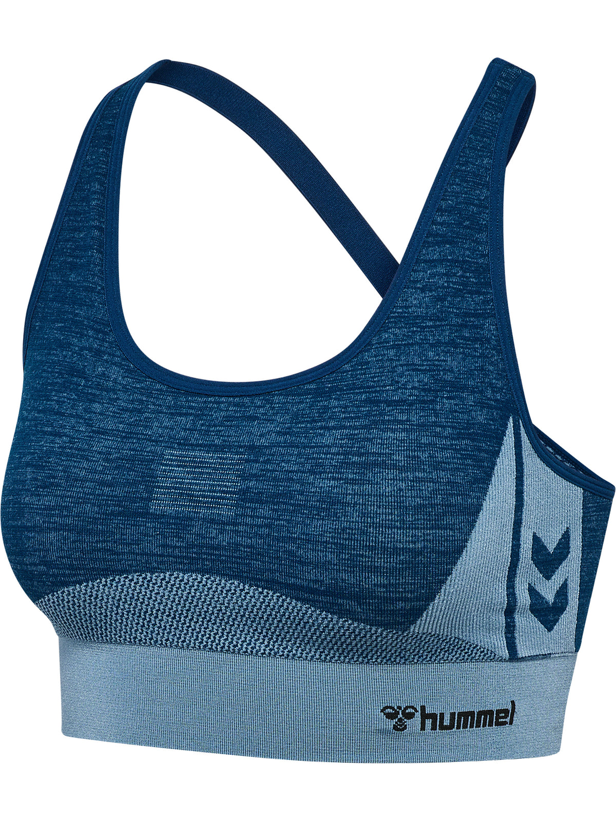 HUMMEL Clea Seamless Sports Top Damen (navy peony/faded denim)