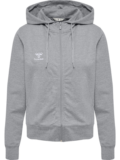 HUMMEL Go 2.0 Zip Hoodie Damen (grey melange)