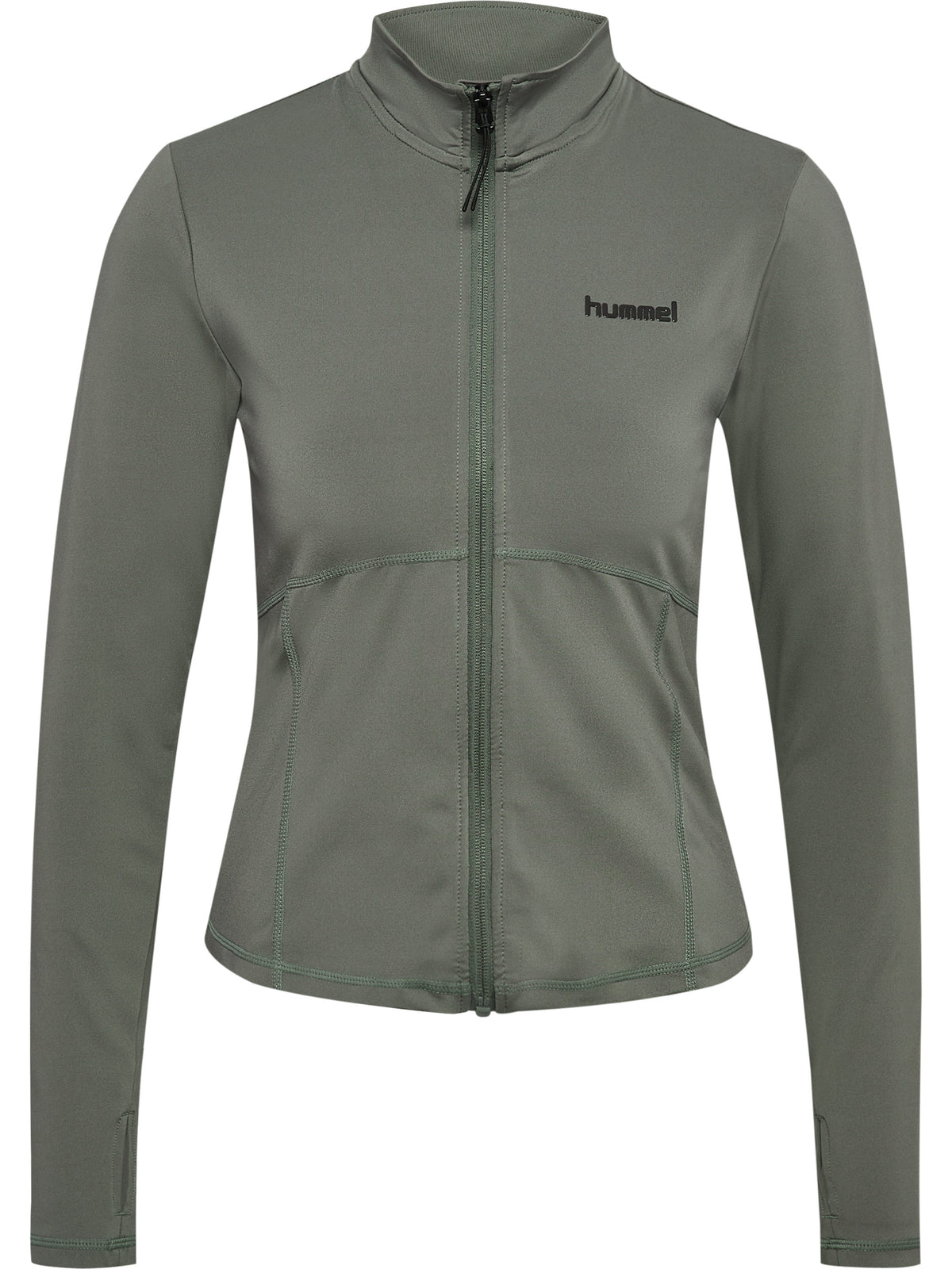 HUMMEL Prima Zip Blouse Damen (castor gray)